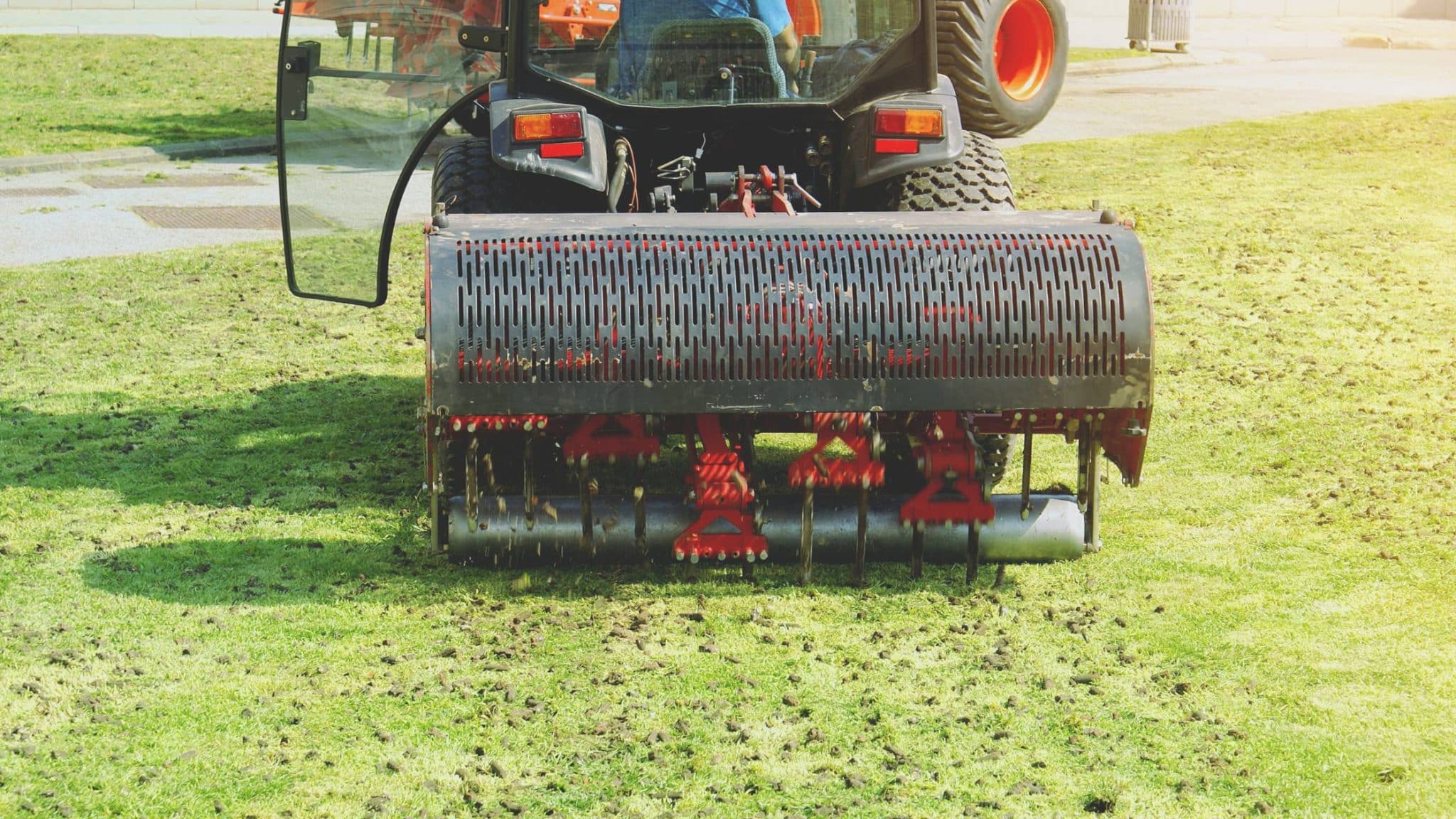 when to aerate your lawn, core aerator machine, turf brothers lawn care, charlotte nc